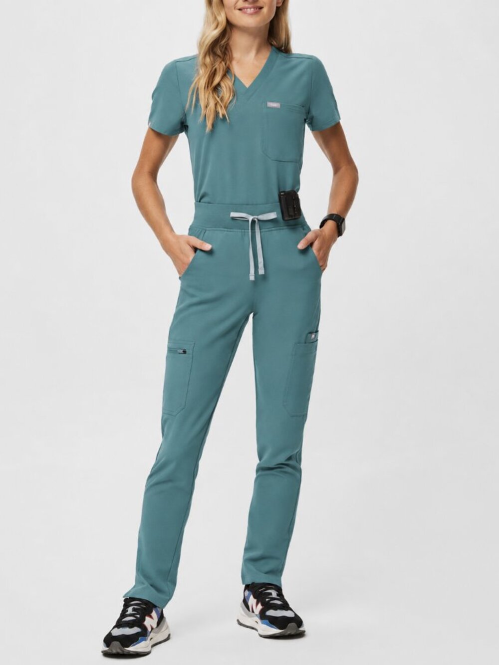 FIGS Catarina One-Pocket Scrub Top Cactus XS NWT